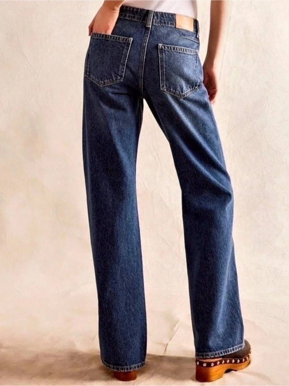 We The Free Expert Advice Mid Rise Flare Jeans Bootcut Jeans in Blue Waist 27